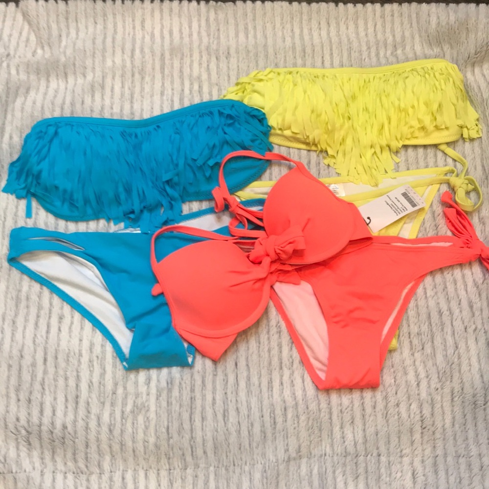 NEW 3 Swimsuit 2-piece sets! Size S
